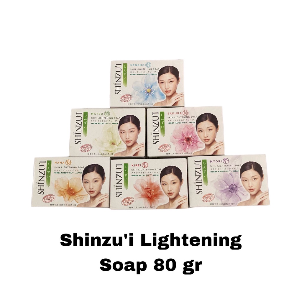 Shinzu'i Skin Lightening Bar Soap 80gr - Shinzui sabun batang