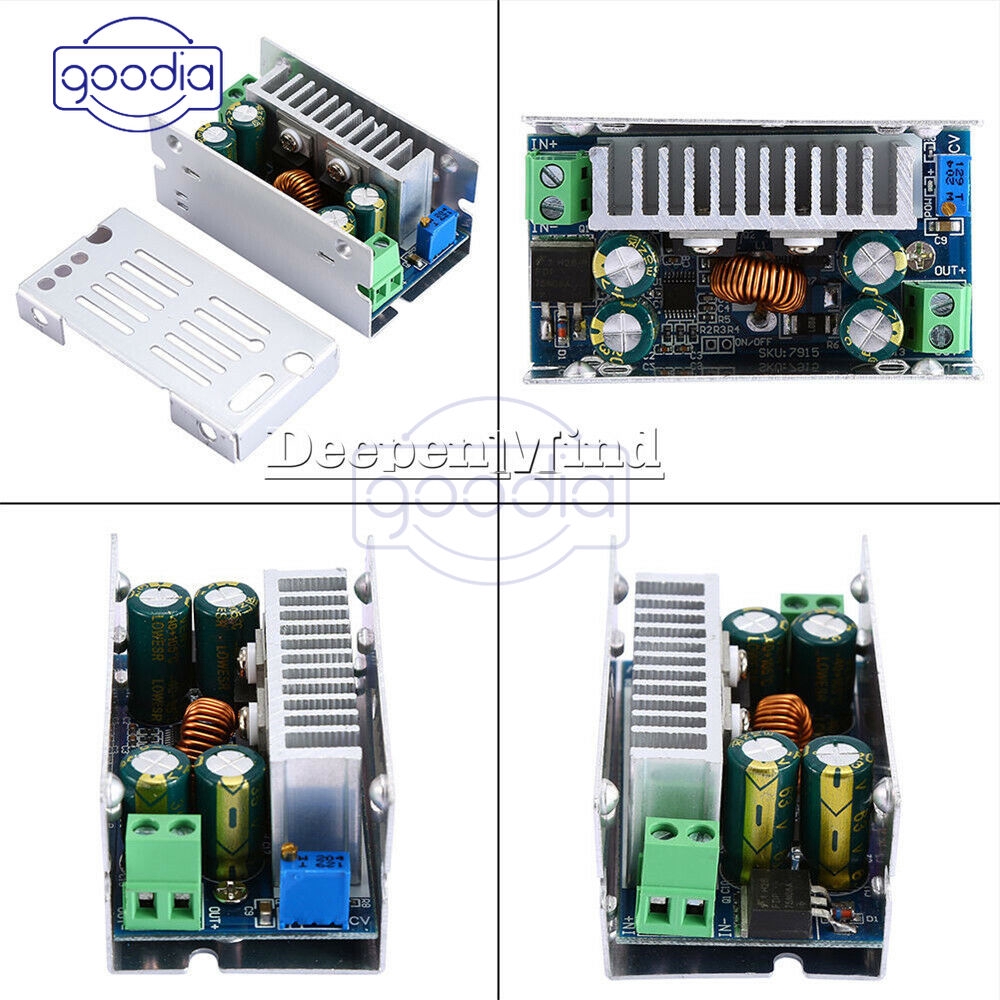 Modul Konverter Tegangan Dc-Dc 8v-60v Ke 1-36v 200w 15a 12v