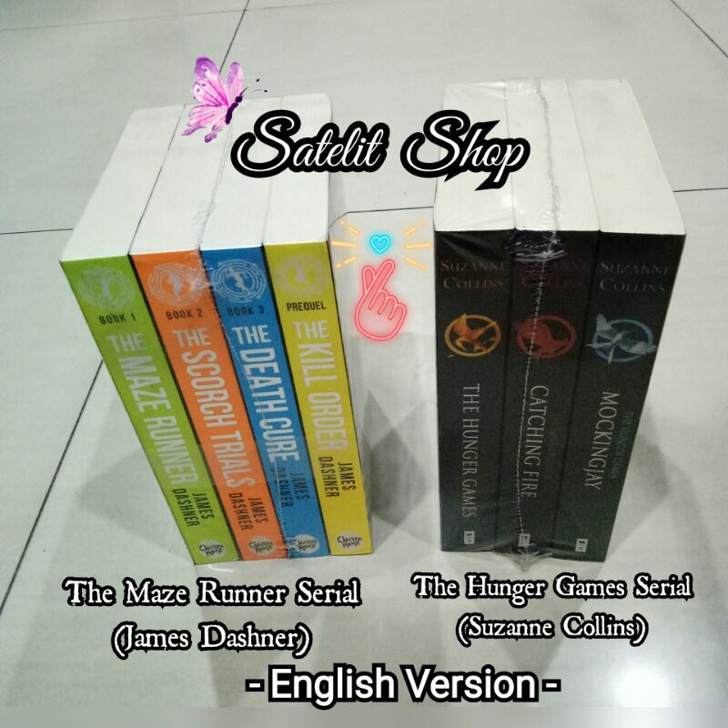 The Maze Runner Serial by James Dashner / The Hunger Games Serial by Suzanne Collins Set Box Lengkap