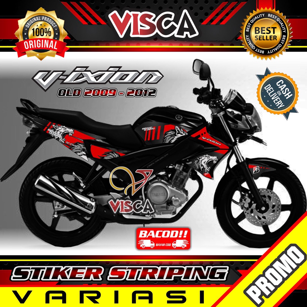 Striping Vixion Old - Stiker Sticker Striping Variasi Yamaha Vixion Old - Striping Hologram Vixion O