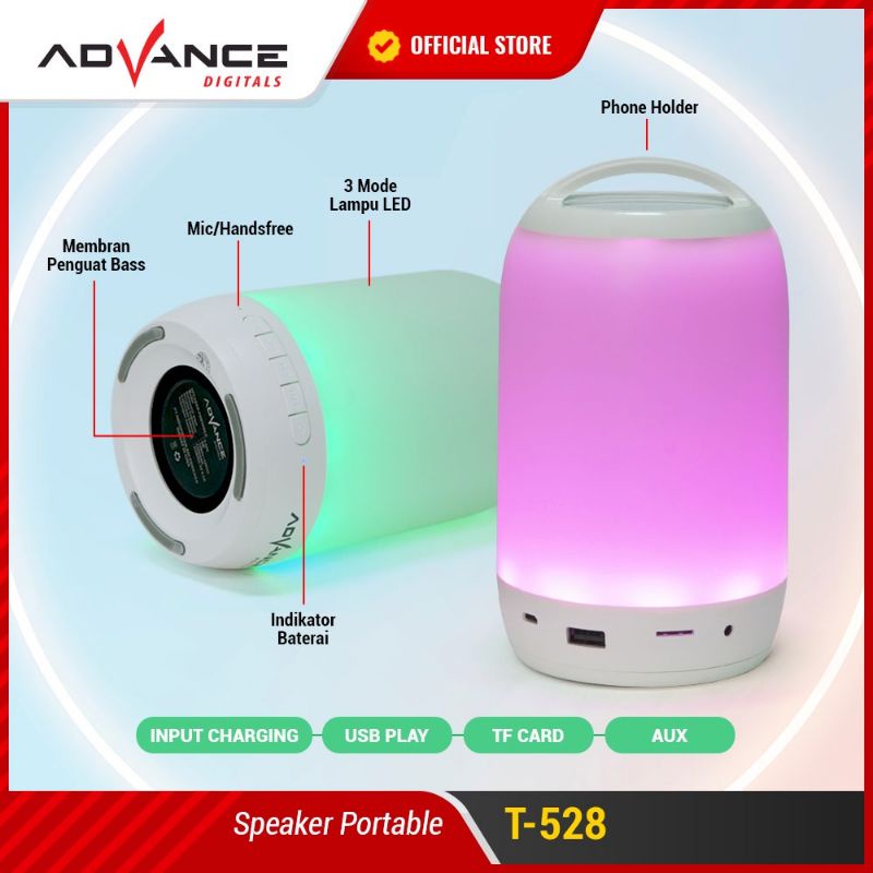 Advance Speaker Portable Bluetooth T 528 / T528