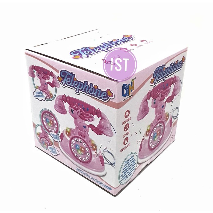 mwn.toys Mainan Telephone Music kuda poni No.009-16A