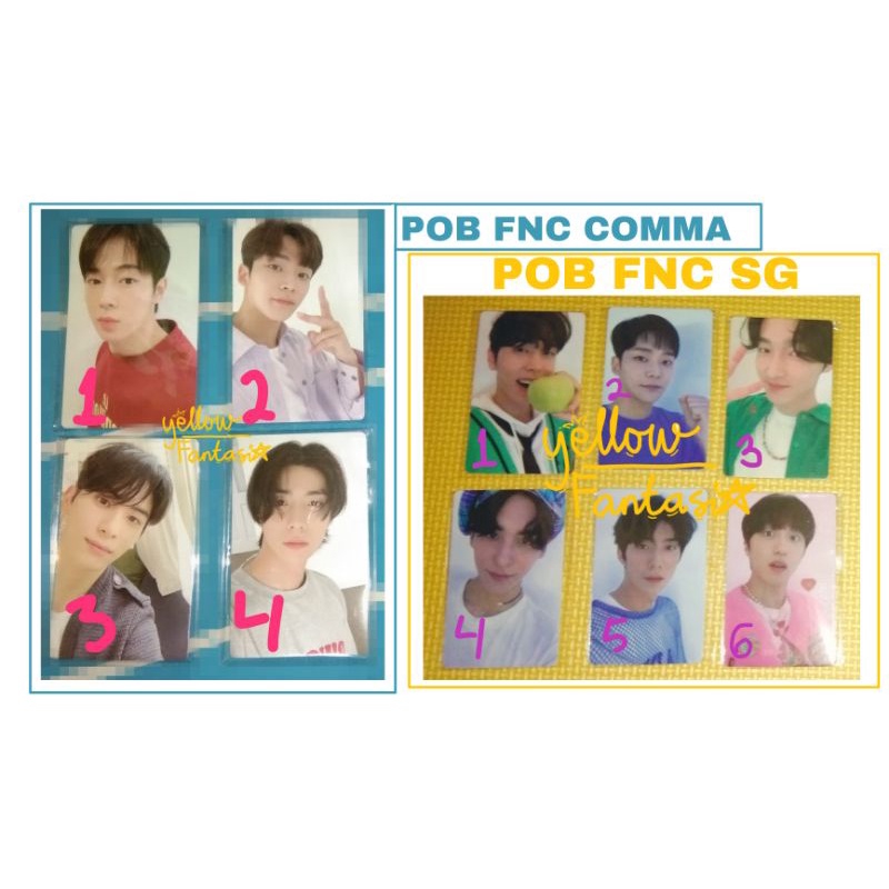 SF9 PHOTOCARD FNC POB Comma Season Greeting