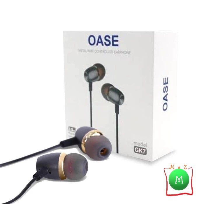 OASE EARPHONE GK7 METAL WIRE CONTROLLED ORIGINAL