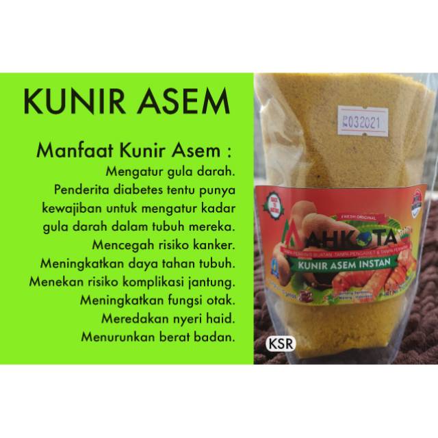 

Kunir Asem Instan