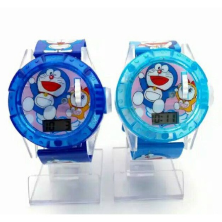 [BAJ] JAM TANGAN ANAK KARAKTER PROYEKTOR LASER LAMPU SUARA MELODY SUPER-HERO DIGITAL RUBBER - JA008