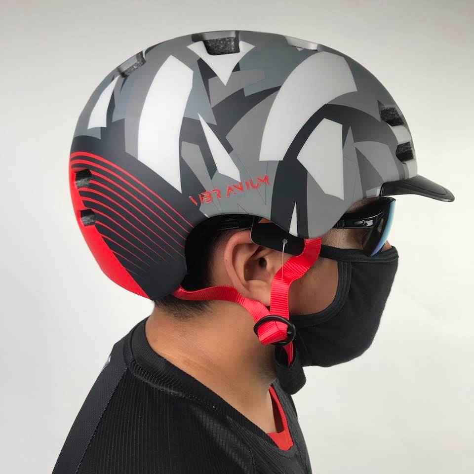 Helm Sepeda Singletrek1 CitiBike Teringan no.1 di DUNIA HBR VIBRA RED