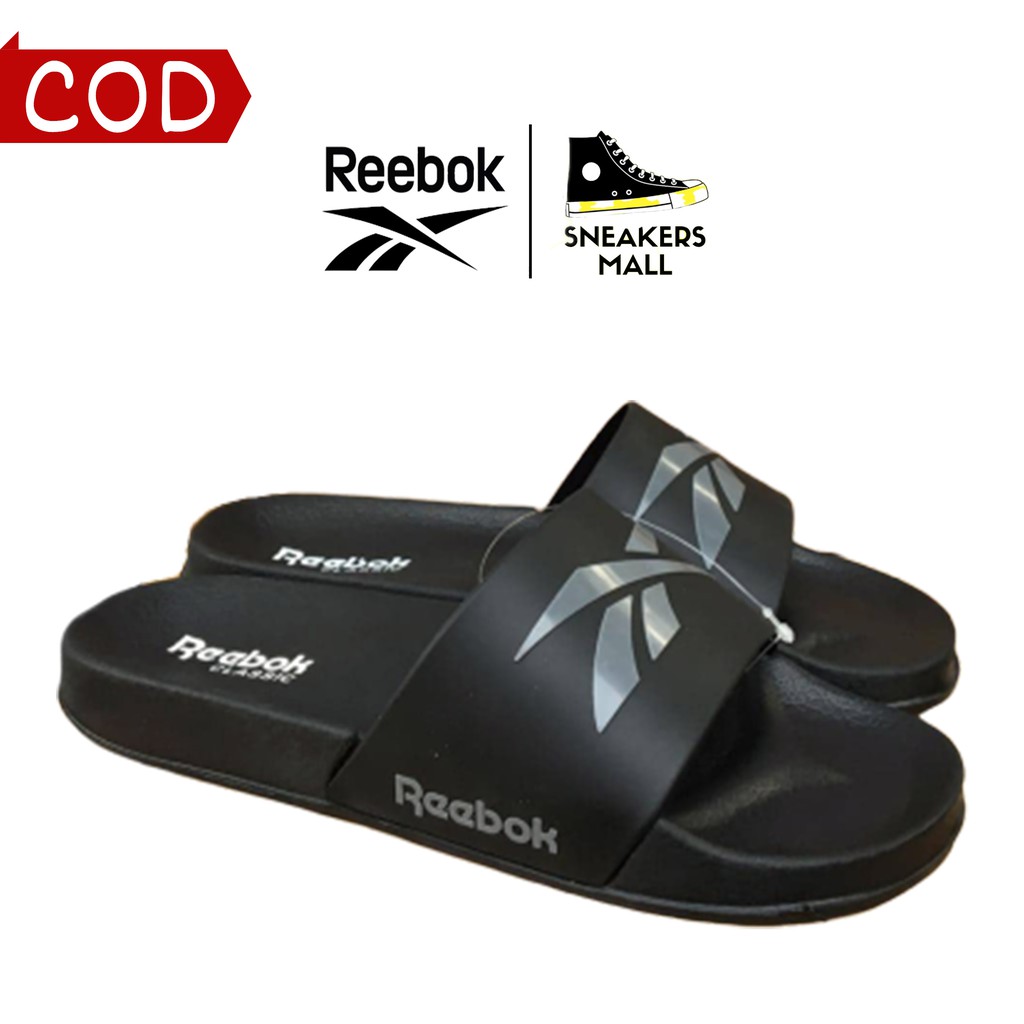 Sendal Reebok  Sandal  Slide Sandal  Selop Pria  Sandal  Slip 