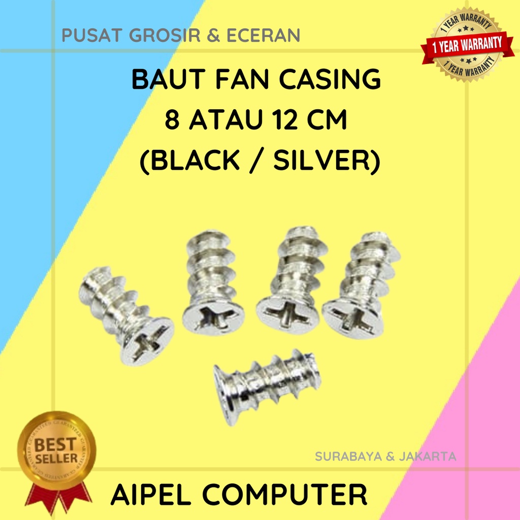 BAUT | BAUT FAN CASING 8 ATAU 12 CM (BLACK / SILVER)