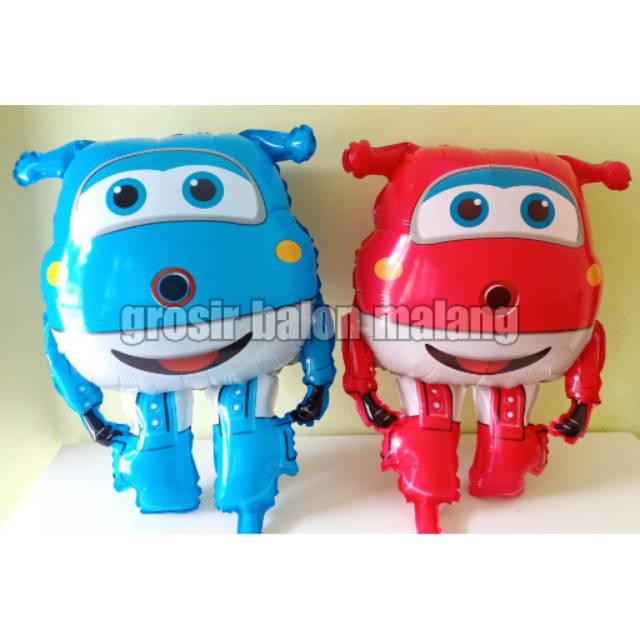 Balon foil super wings jet/balon pesawat jet BADAN