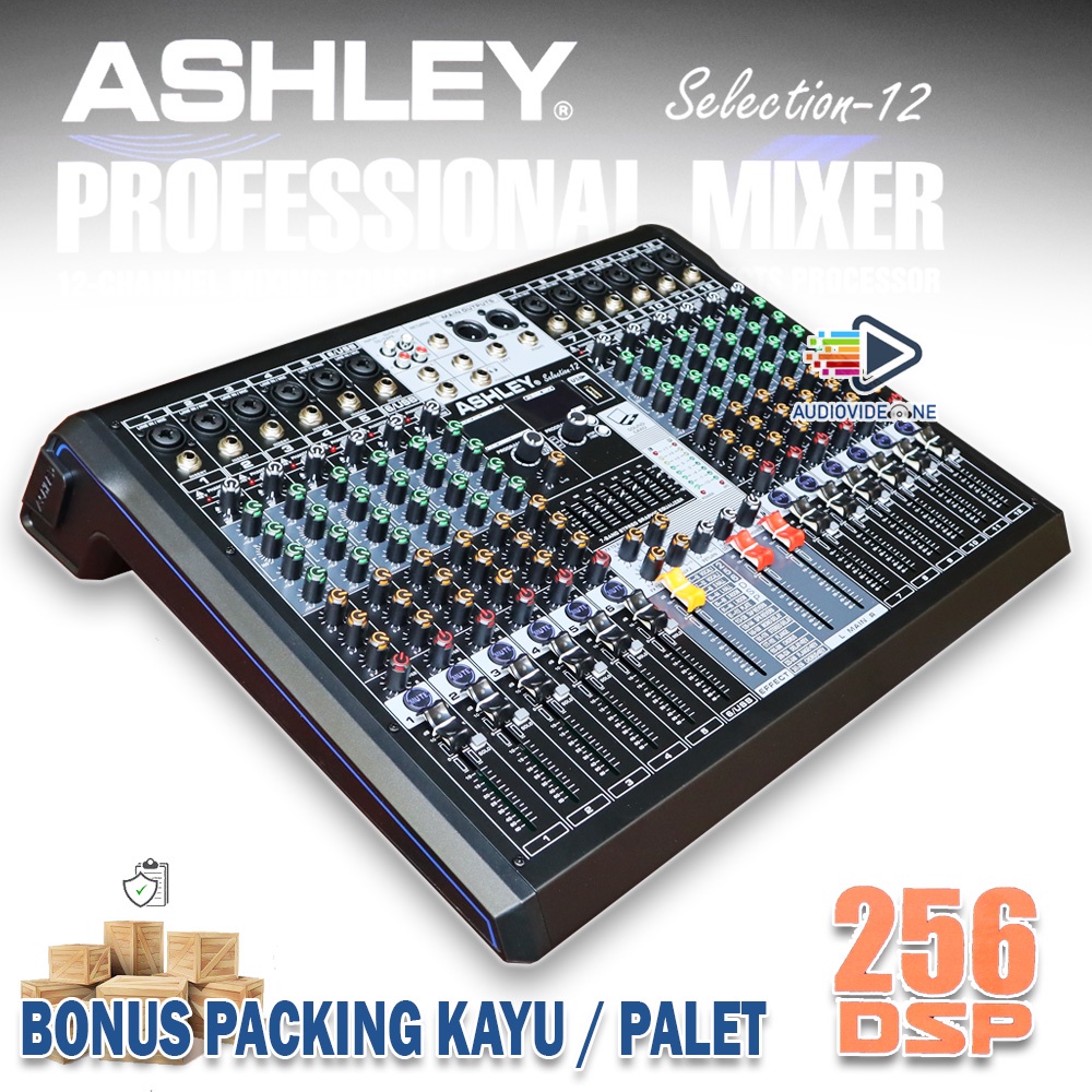 Jual Mixer Ashley Selection 12 Mikser Audio 12 Chanel 256 Dsp Efek ...