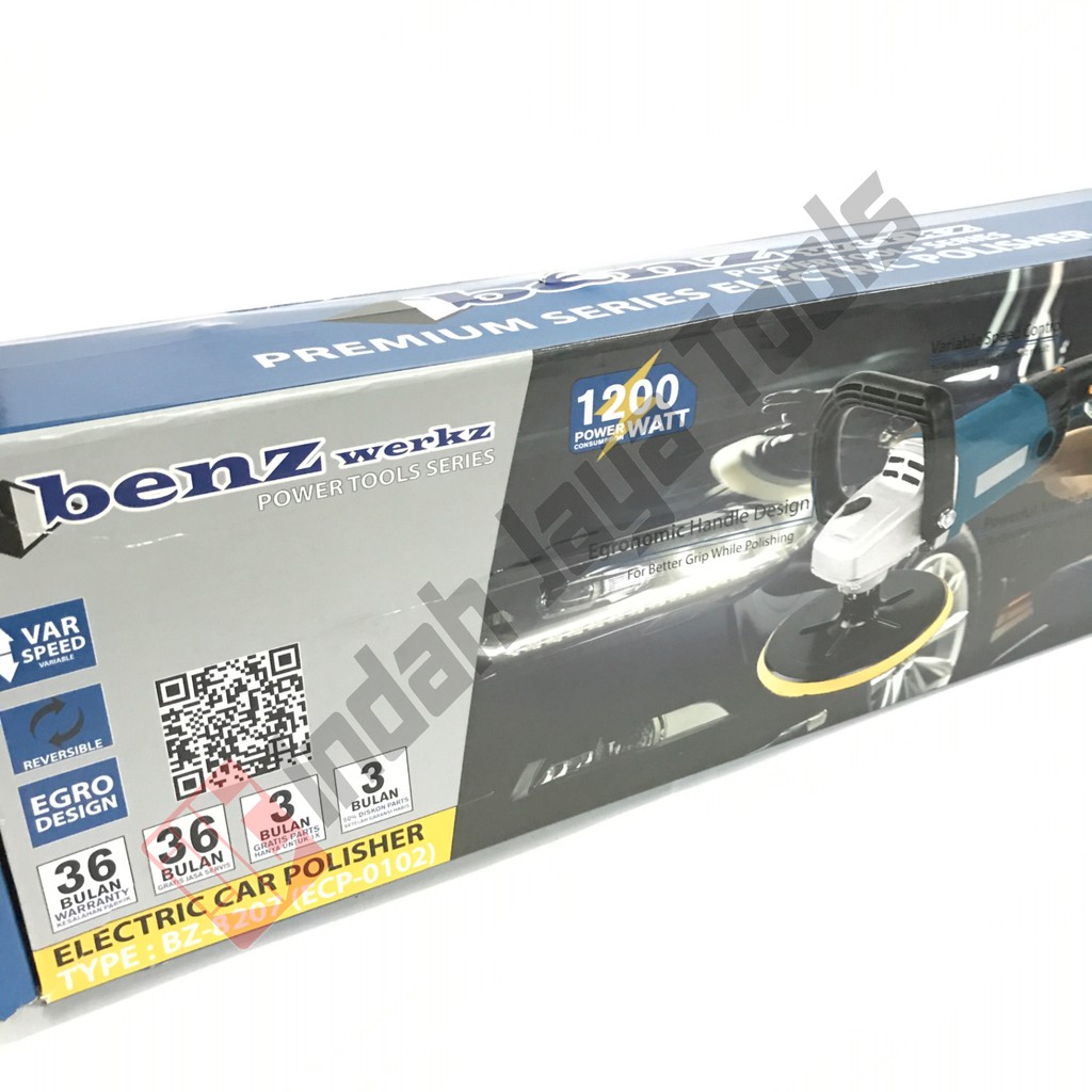 BENZ BZ-8207 Electric Car Polisher 7 Inch - Mesin Poles Mobil