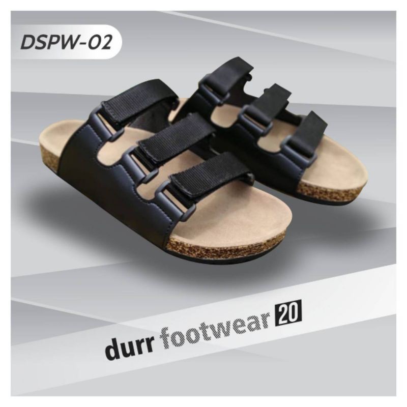 Sandal puyuh pria Casual, Sandal durr footwear 20 original, Sandal slip on pria murah