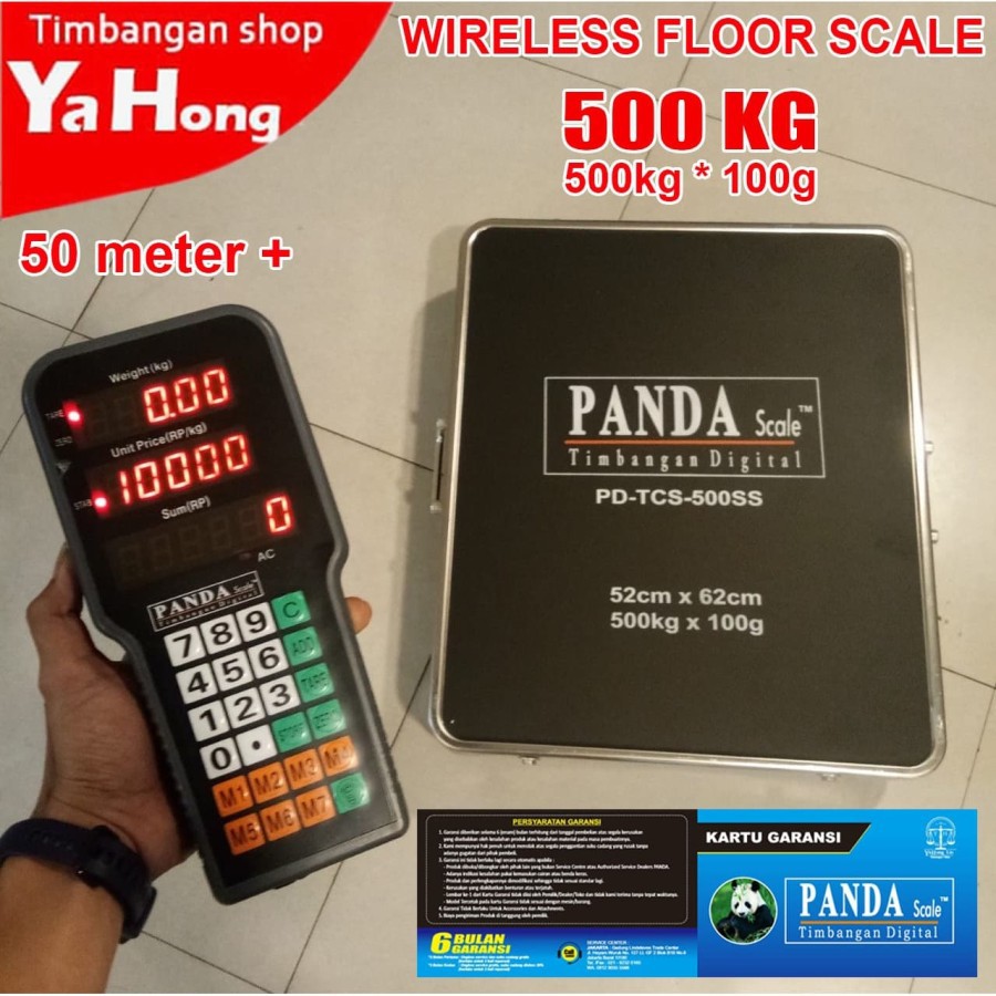 Timbangan Digital Barang Ekspedisi Wireless Tanpa Kabel 500kg 100g