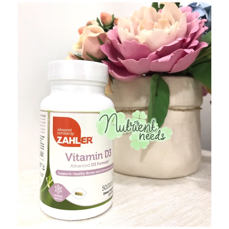 Zahler Vitamin D3 50000iu 120 capsules