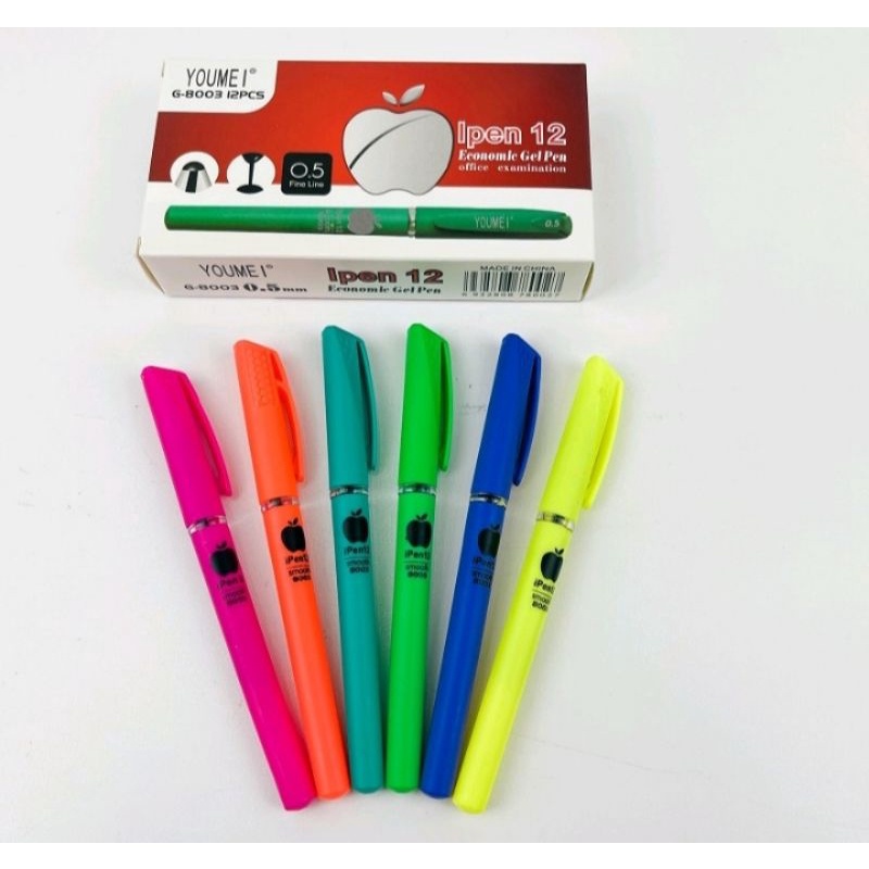 

(1 Pcs) Pulpen gel apel / ballpoint gel / pulpen gel apple YOUMEI 8003