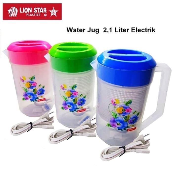 TEKO LISTRIK PLASTIK 2,1 L LION STAR  Teko Listrik Lion Star 1,2 Liter