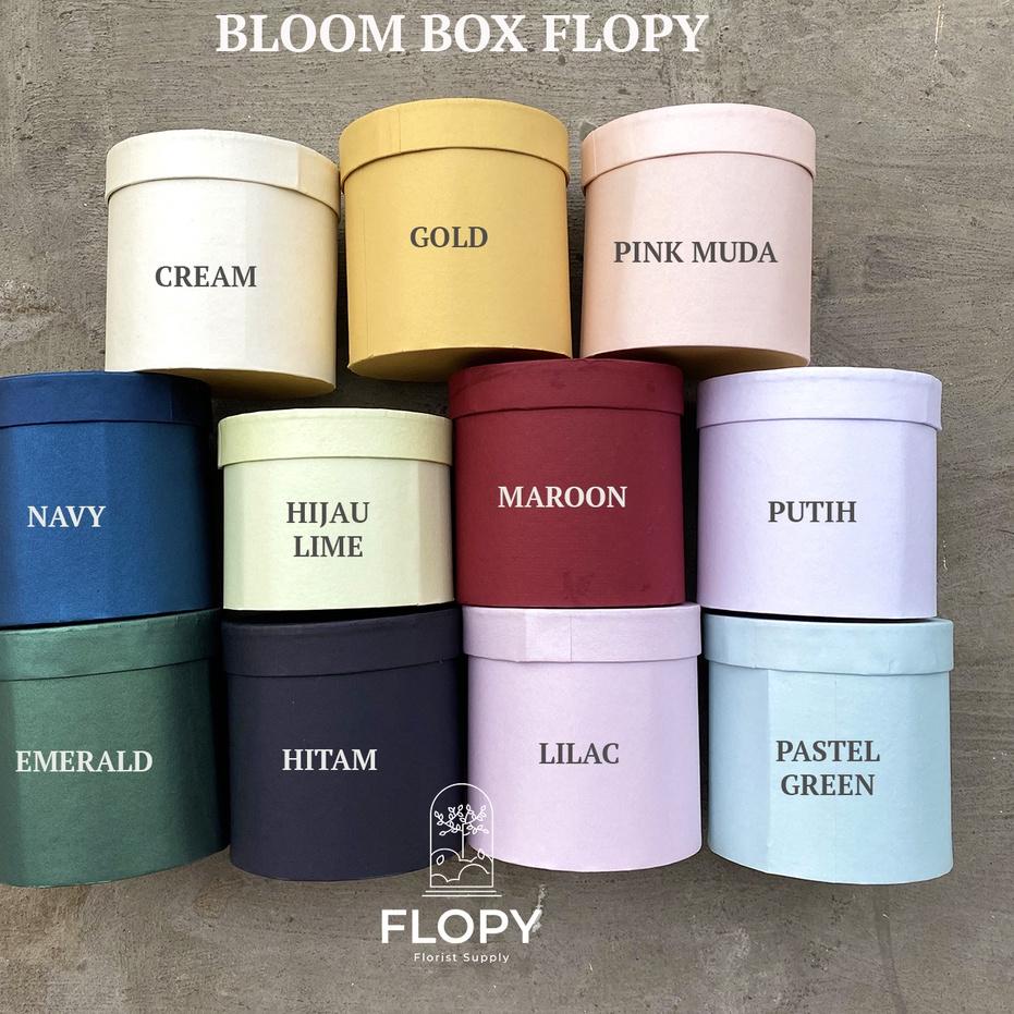 

☇ Bloom Box Flower Bulat Round / Kotak Bunga Kotak Kado ➼
