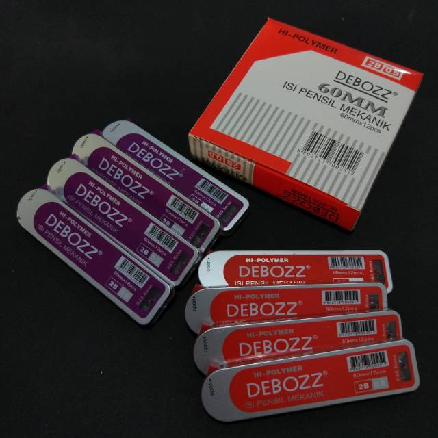 

Refill pensil mekanik 2B 0.5 Debozz