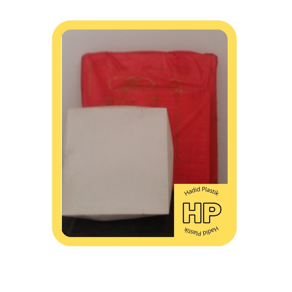 

box nasi putih polos 18x18 dan 20x20 tebal