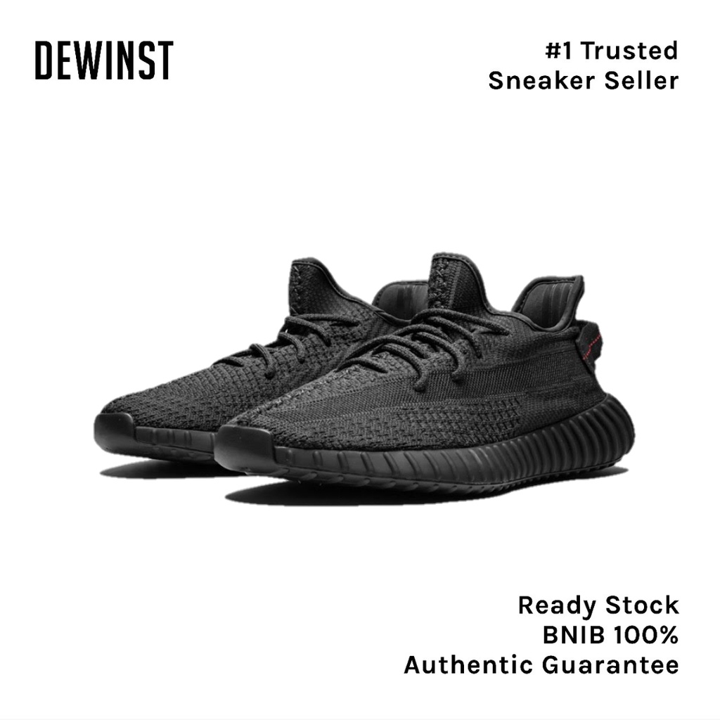 Yeezy Boost 350 V2 Static Triple Black (Reflective)