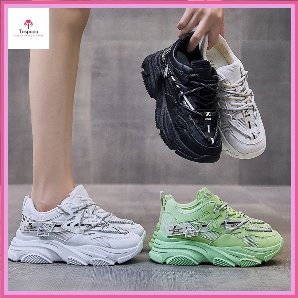 Taspopo Sepatu Sneaker Wanita Fashion Korea Asli Import 1030