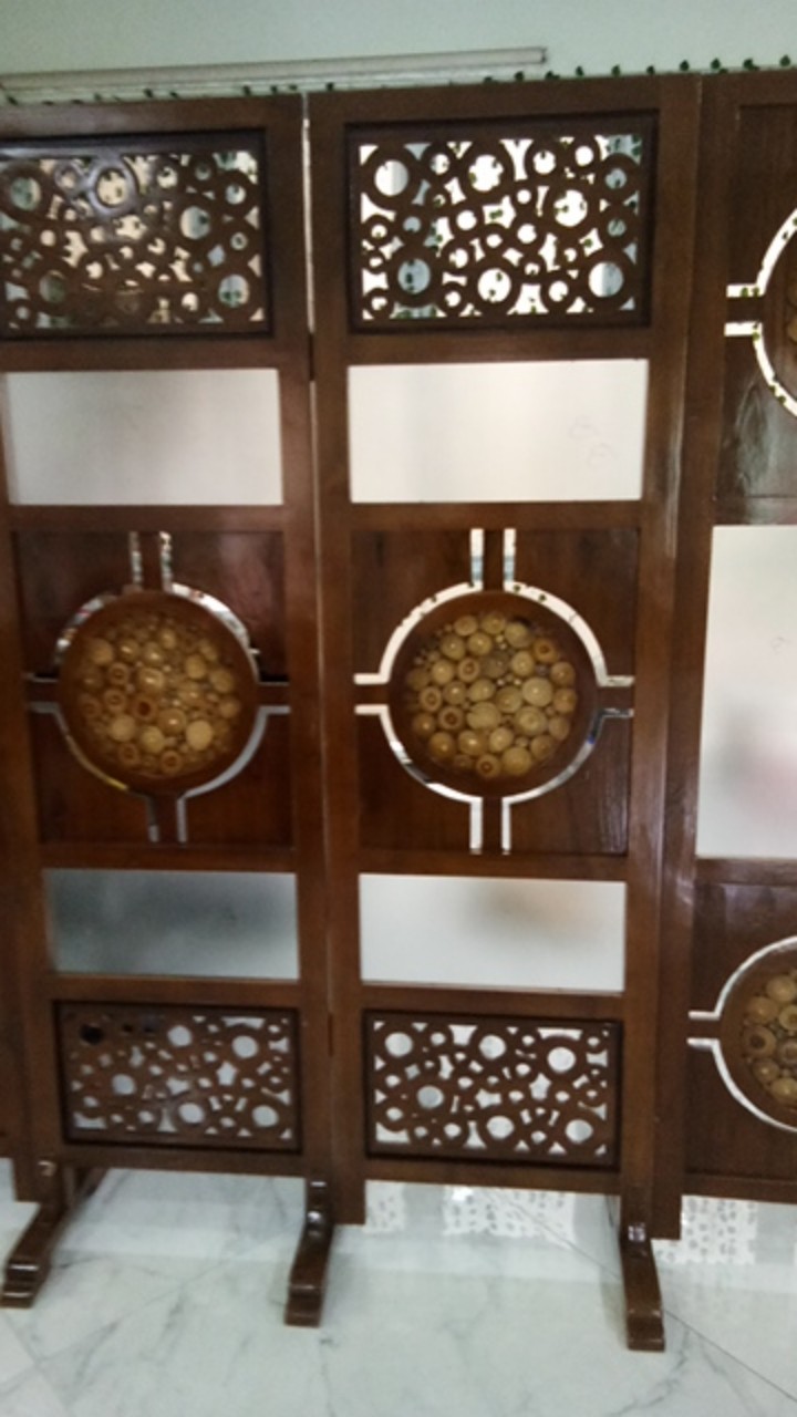 Pembatas Ruangan Kayu Jati Jepara Koin Antik Murah Termurah Terlaris Penyekat Sketsel Minimalis