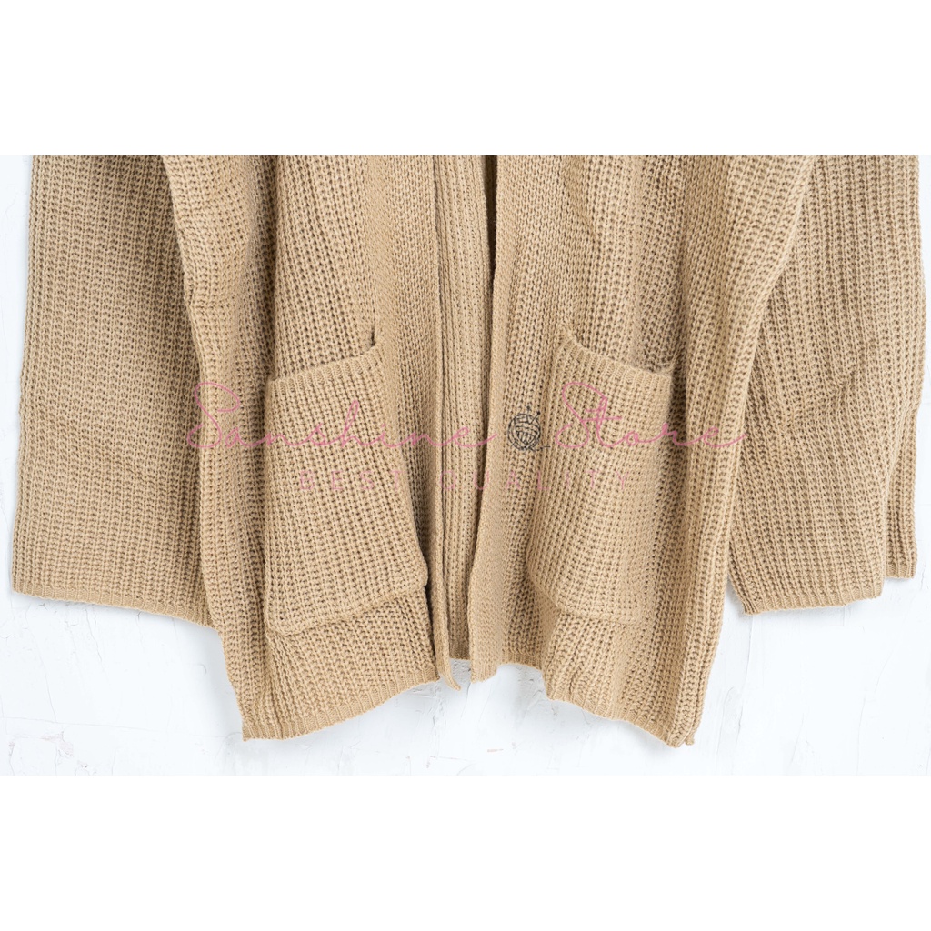 LAVELLA Cardigan Rajut Oversize Premium Tebal  Size FIt To XXL