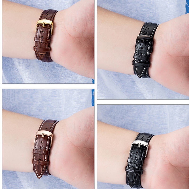 Tali Jam Tangan Import Kulit Pria Wanita / Tali Jam Tangan Croco