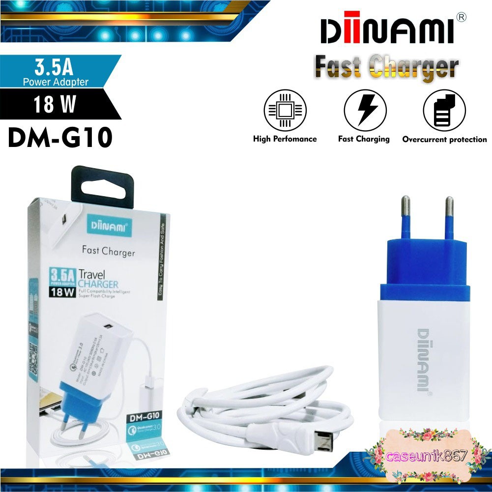 BM057 G10 Cashan charger DIINAMI 3Amper 18wat Micro usb Samsung oppo Vivo xiaomi realme Fast all type CS2193