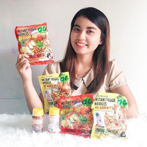 ORGANIC CENTER MIE  INSTAN | VEGGIE NOODLE SEHAT ORGANIK GORENG KARI AYAM BAWANG