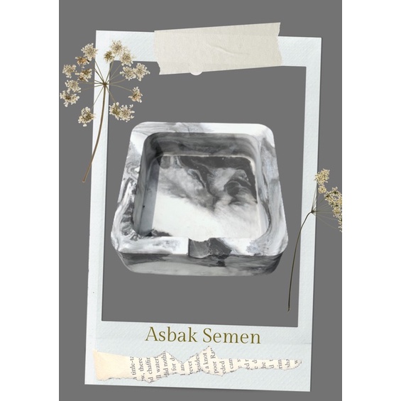 Asbak Semen | Asbak Lucu | Asbak Unik | Asbak Estetik | Asbak Warna-Warni | Asbak Souvenir
