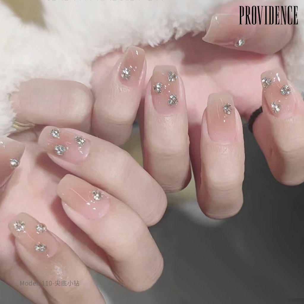 Providence 1 Kotak Berlian Imitasi Super Berkilau Untuk Dekorasi Nail Art 3D DIY