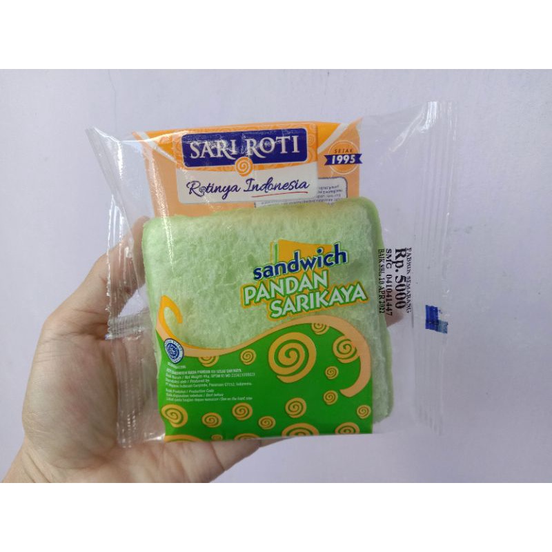 

Roti Sandwich Pandan #SariRoti ⭐⭐⭐⭐⭐