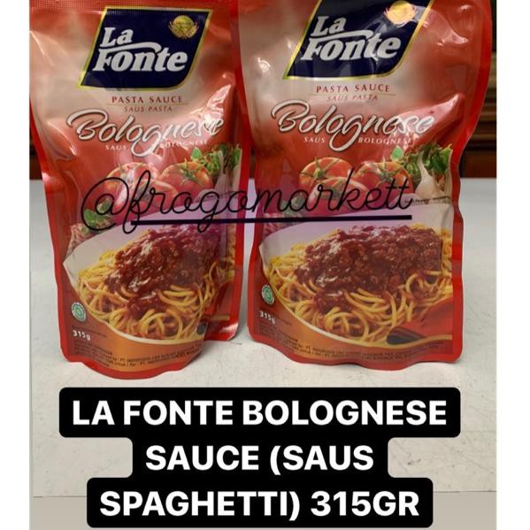 

(TERBARU) La Fonte Bolognese Sauce 315gr