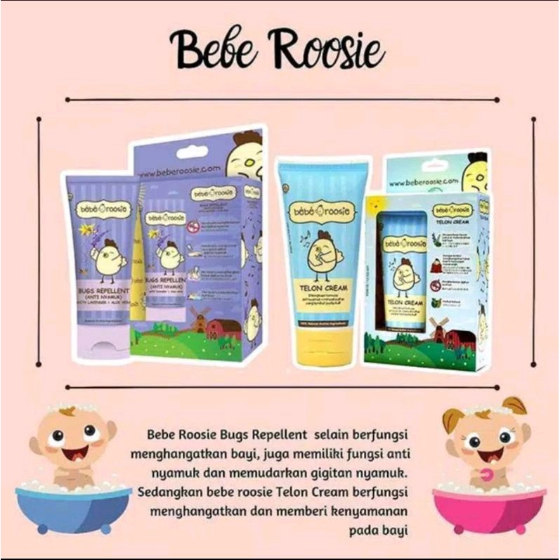 Bebe Roosie Telon Cream &amp; Bugs Cream