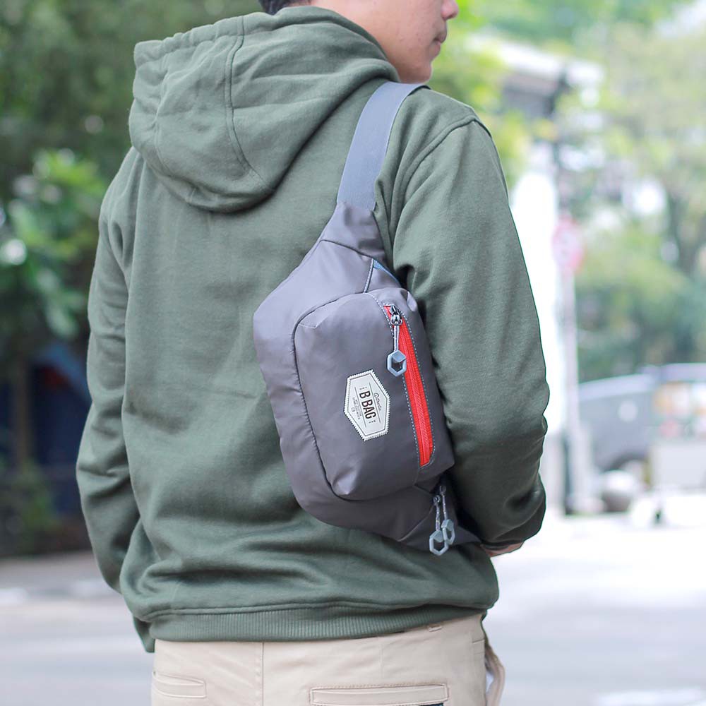 Tas Selempang Pria Waistbag Waterproof Premium U1689