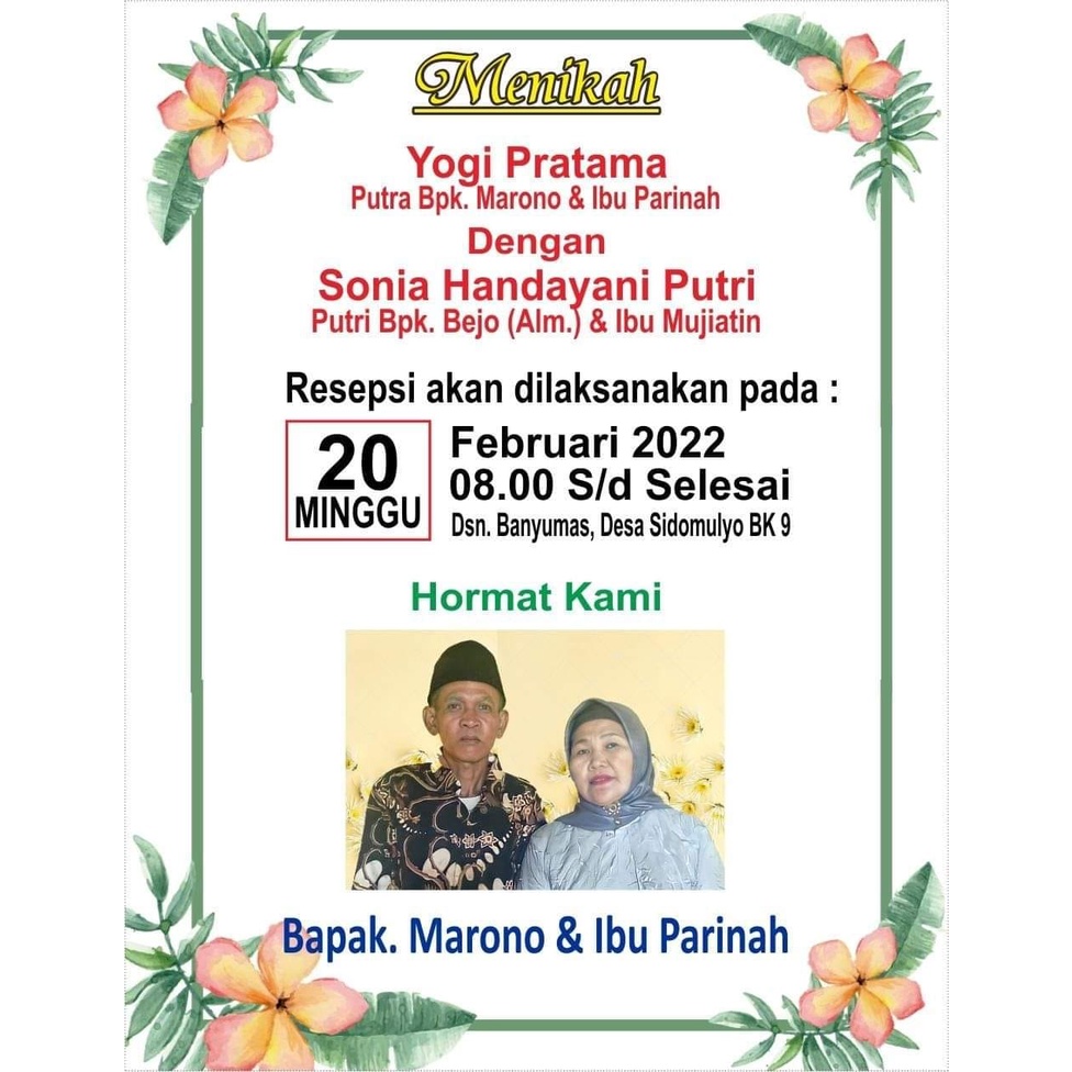 KOPELAN/UNDANGAN MINI/UNDANGAN KOPI/UNDANGAN PUNJUNGAN