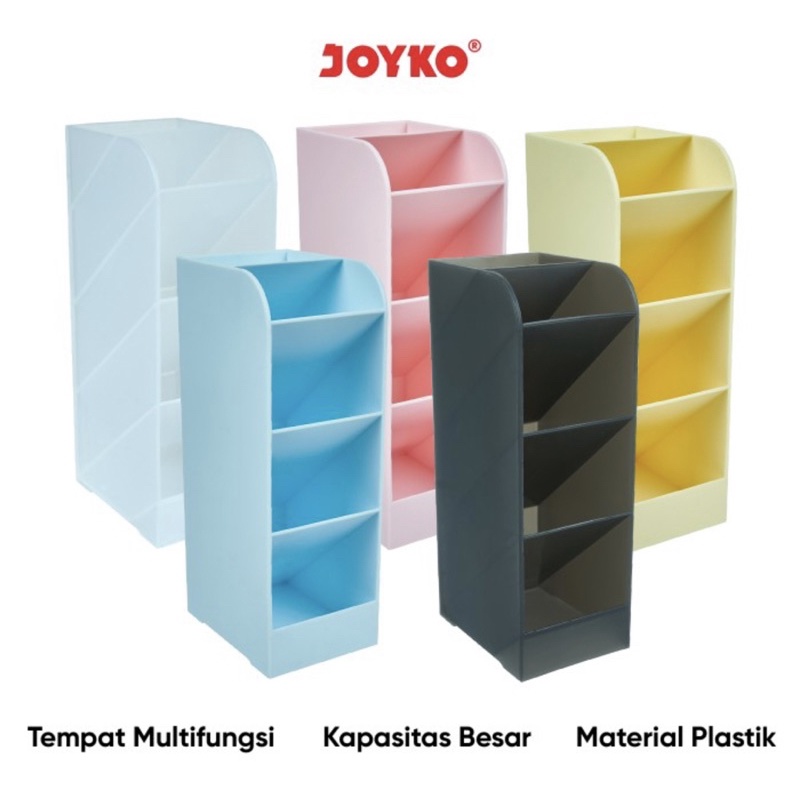 JOYKO - DESK SET ORGANIZER PEN / PENSIL SET MEJA JARING JALA BLACK HITAM DS-22 / DS-19