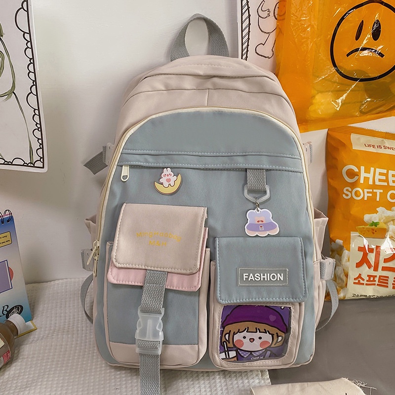 COD - Backpack - Ransel sekolah - Tas Ransel Sekolah Model Terbaru - Tas Sekolah Import - Tas korea