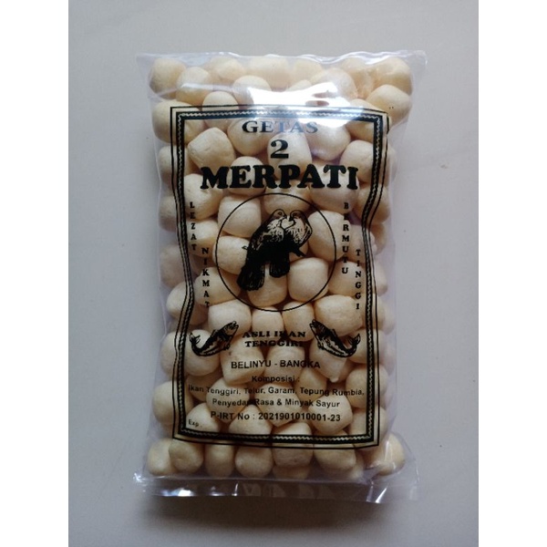 

getas cap 2 merpati/amplang/kerupuk bangka/snack bangka/oleh oleh