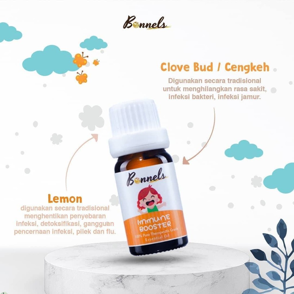 BONNELS IMMUNE BOOSTER FITBOST Essential Oil - Meningkatkan Daya Tahan Tubuh 100% Alami - ORIGINAL