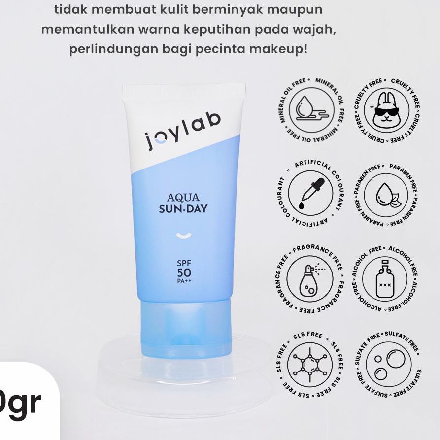 JOYLAB is Sun-Day SPF 30/50 PA++ (50g)(Everyday/Aqua/Brighter) - Suncreen/Tabir Surya