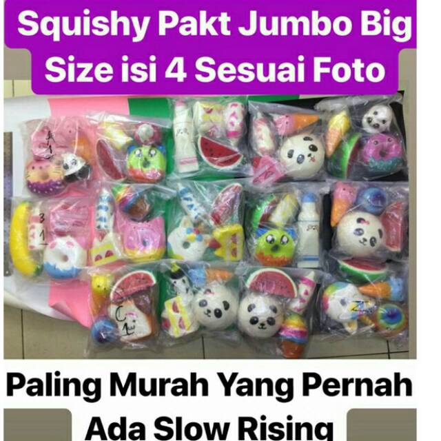Squishy Paket Murah Squishy Jumbo Murah Squishy Lincesed Murah