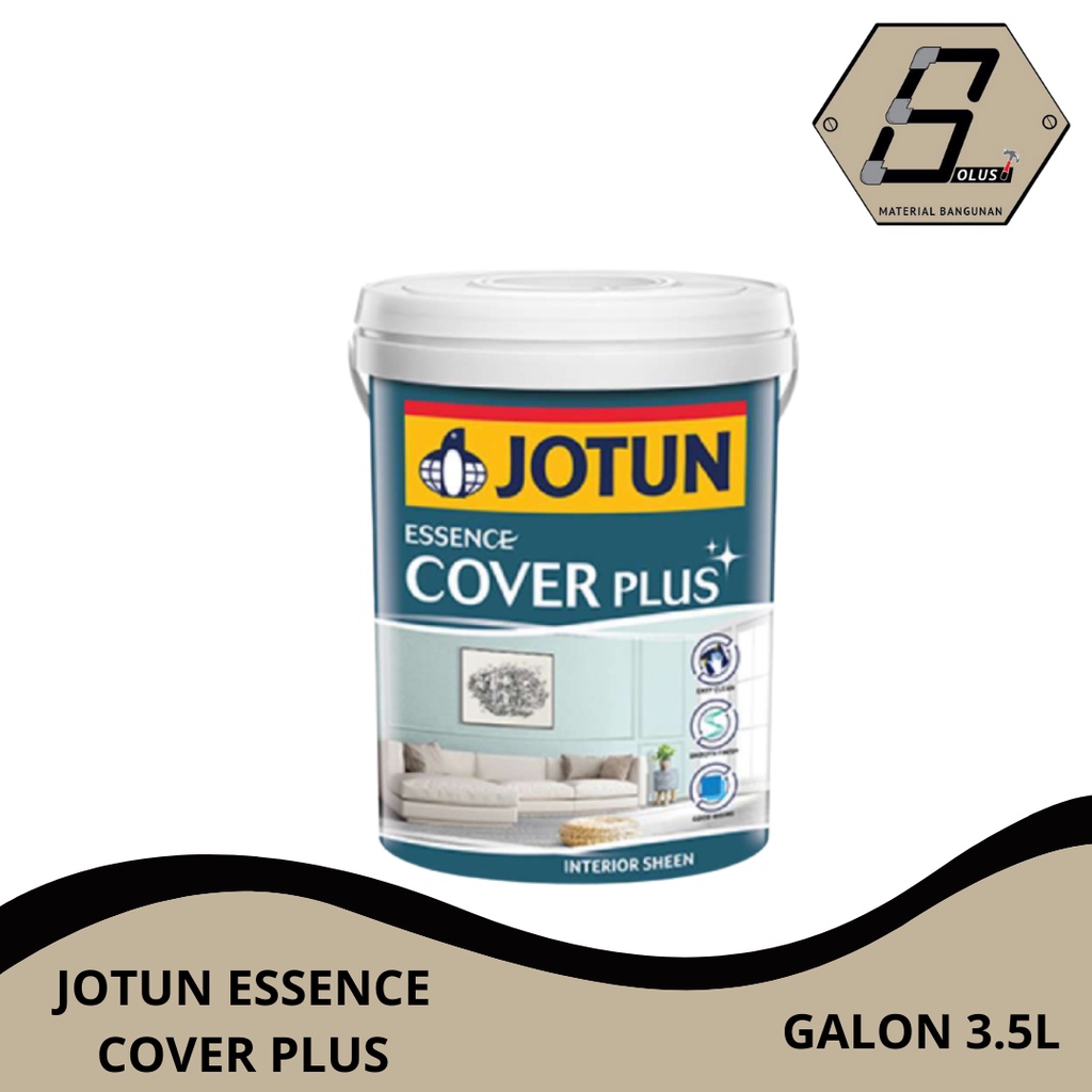 CAT TEMBOK INTER JOTUN ESSENCE COVER PLUS VANILLA ESSENCE - 8189 GALON