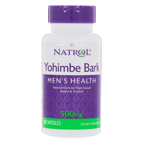Natrol Yohimbe Bark 500 mg 90 Cap Kesehatan & Stamina Pria Ori USA