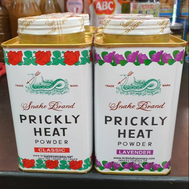 150g Snake Brand Prickly Heat Powder Bedak Ular Cuahun Thailand.