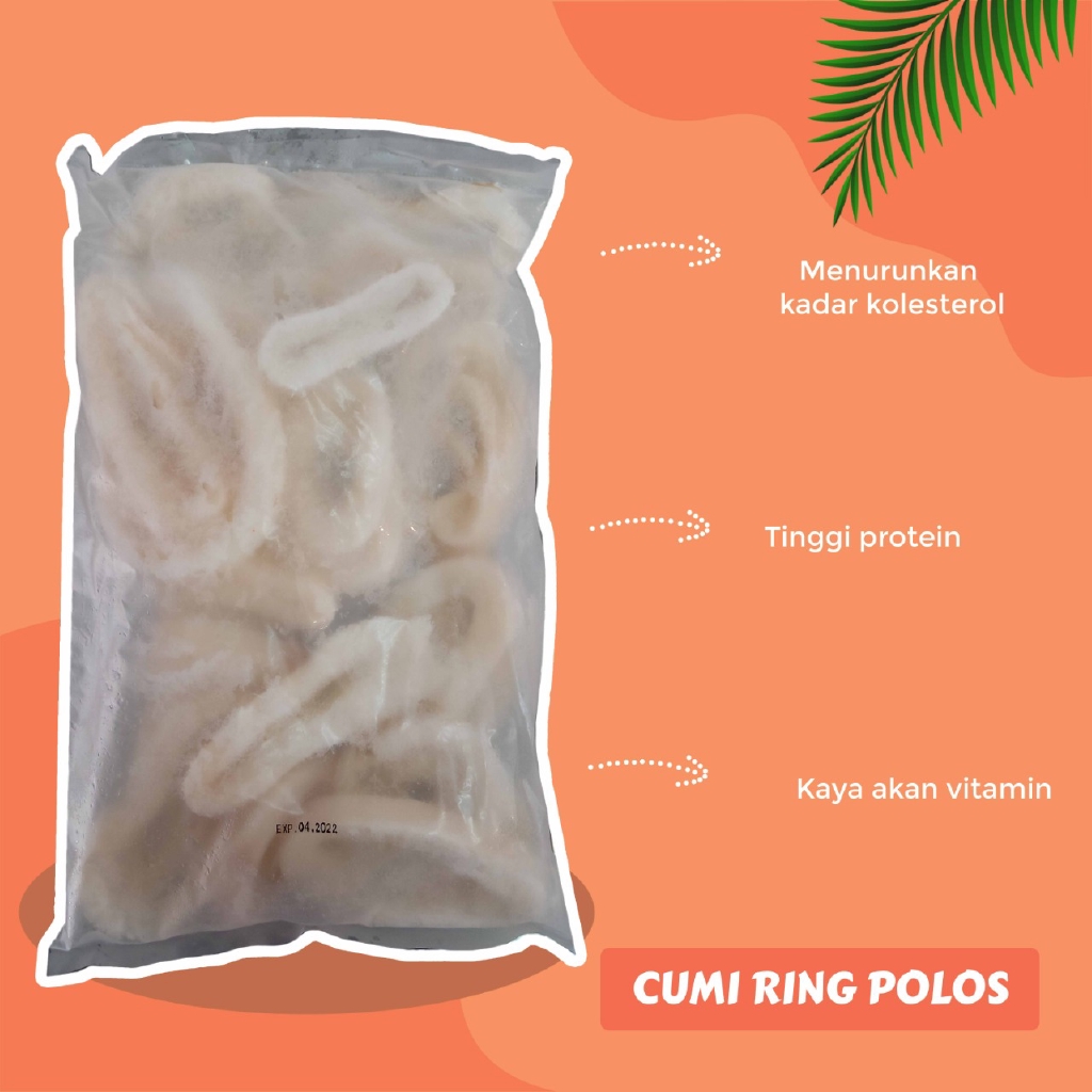 Cumi Ring Polos 500 Gram