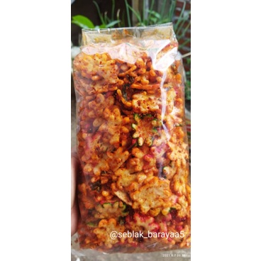 

kerupuk bintang extra pedas daun jeruk
