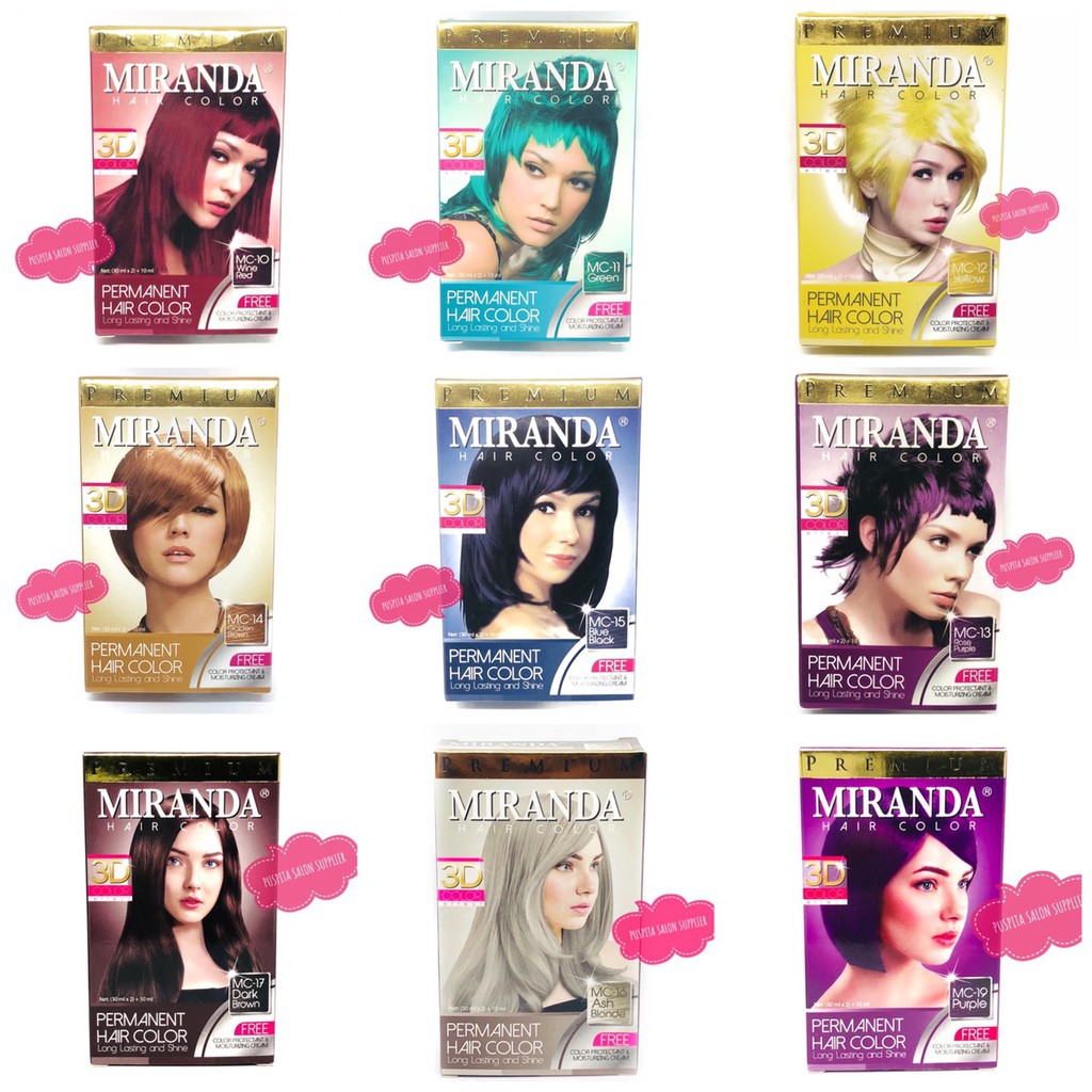 Miranda Hair Color 30 ML (WARNA LENGKAP) | Shopee Indonesia